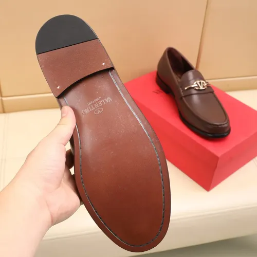 Replica Valentino Leather Shoes For Men #1463086 $85.00 USD for Wholesale