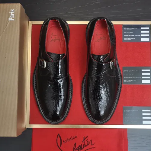 Replica Christian Louboutin Leather Shoes For Men #1463182 $115.00 USD for Wholesale