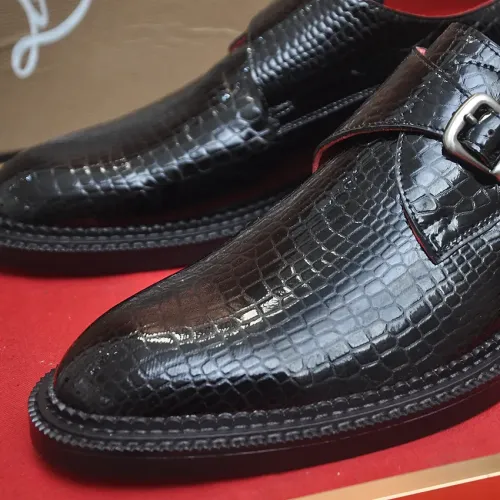 Replica Christian Louboutin Leather Shoes For Men #1463182 $115.00 USD for Wholesale