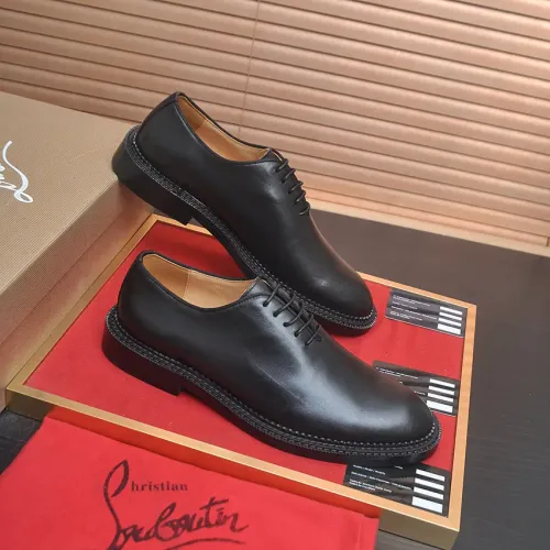 Replica Christian Louboutin Leather Shoes For Men #1463184 $115.00 USD for Wholesale