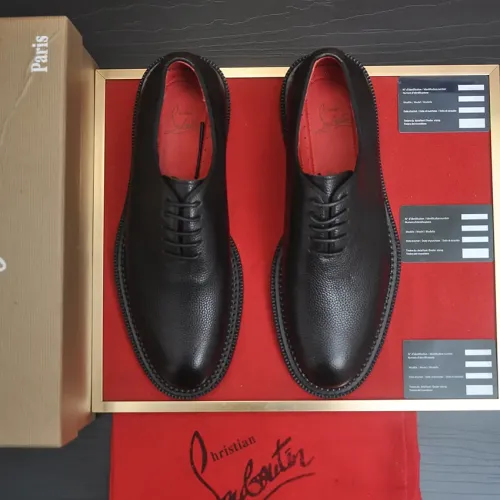 Replica Christian Louboutin Leather Shoes For Men #1463193 $115.00 USD for Wholesale