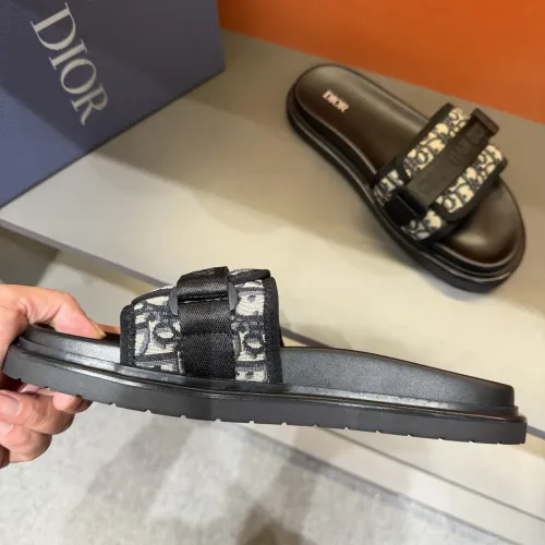 Replica Christian Dior Slippers For Men #1463204 $52.00 USD for Wholesale