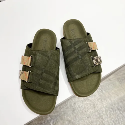 Replica Burberry Slippers For Men #1463208 $64.00 USD for Wholesale