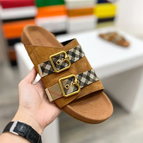 Replica Burberry Slippers For Men #1463213 $64.00 USD for Wholesale