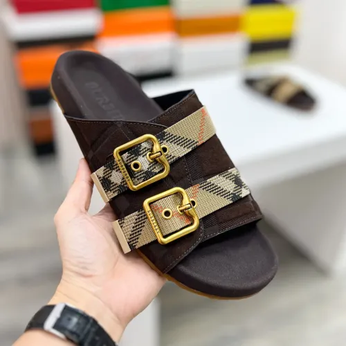 Replica Burberry Slippers For Men #1463216 $64.00 USD for Wholesale