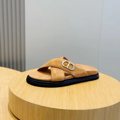 Replica Christian Dior Slippers For Men #1463248 $60.00 USD for Wholesale