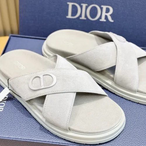 Replica Christian Dior Slippers For Men #1463249 $60.00 USD for Wholesale