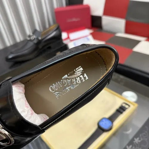 Replica Salvatore Ferragamo Leather Shoes For Men #1463614 $108.00 USD for Wholesale