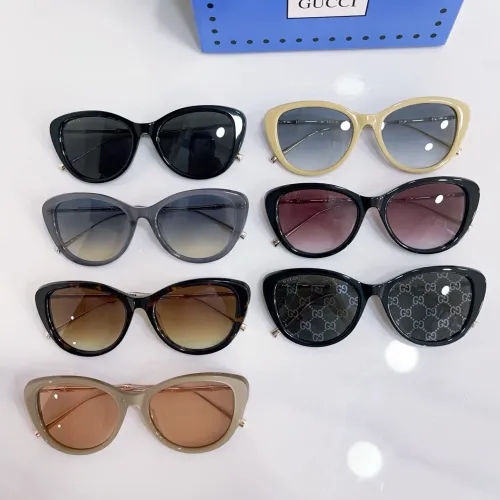Replica Gucci AAA Quality Sunglasses #1463694 $60.00 USD for Wholesale