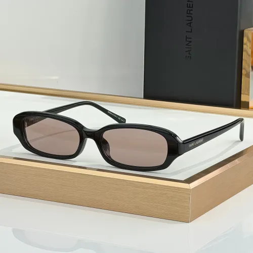 Cheap Yves Saint Laurent YSL AAA Quality Sunglasses #1463716, $$60.00 USD On Yves Saint Laurent YSL AAA Quality Sunglasses