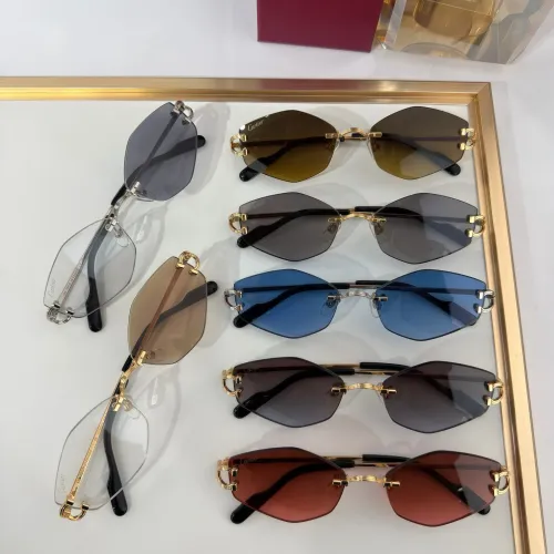 Replica Cartier AAA Quality Sunglassess #1463940 $68.00 USD for Wholesale
