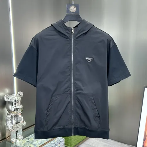 Replica Prada Tracksuits Short Sleeved For Men #1464224 $112.00 USD for Wholesale