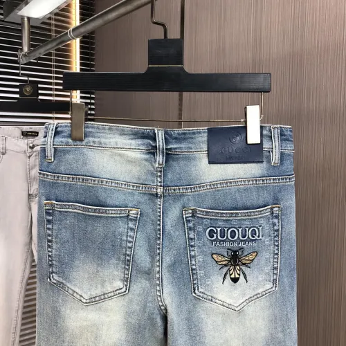 Replica Gucci Jeans For Men #1464761 $76.00 USD for Wholesale