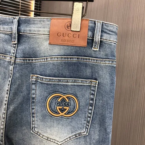 Replica Gucci Jeans For Men #1464762 $76.00 USD for Wholesale