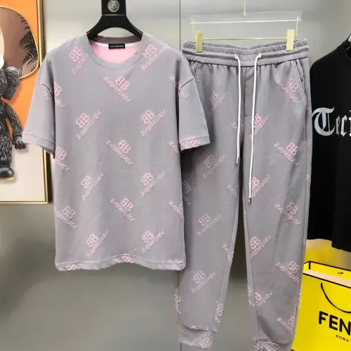 Cheap Balenciaga Fashion Tracksuits Short Sleeved For Men #1464781, $$98.00 USD On Balenciaga Fashion Tracksuits