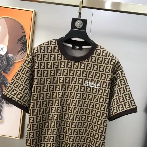 Replica Fendi Tracksuits Short Sleeved For Men #1464787 $98.00 USD for Wholesale