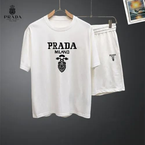 Cheap Prada Tracksuits Short Sleeved For Men #1464891, $$48.00 USD On Prada Tracksuits
