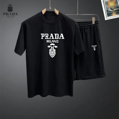 Cheap Prada Tracksuits Short Sleeved For Men #1464892, $$48.00 USD On Prada Tracksuits