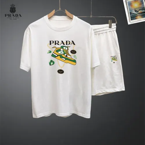 Cheap Prada Tracksuits Short Sleeved For Men #1464938, $$48.00 USD On Prada Tracksuits
