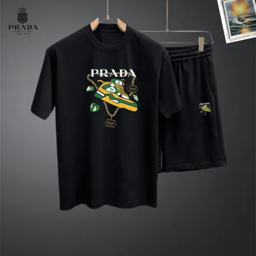 Cheap Prada Tracksuits Short Sleeved For Men #1464939, $$48.00 USD On Prada Tracksuits