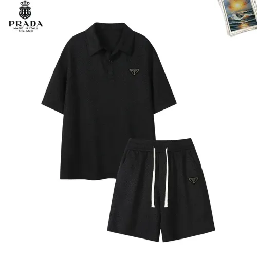 Cheap Prada Tracksuits Short Sleeved For Men #1464965, $$52.00 USD On Prada Tracksuits