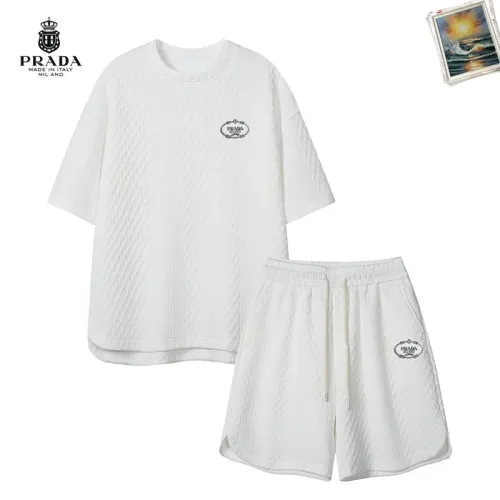 Cheap Prada Tracksuits Short Sleeved For Men #1465025, $$52.00 USD On Prada Tracksuits