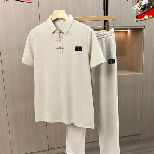 Cheap Balenciaga Fashion Tracksuits Short Sleeved For Men #1465112, $$80.00 USD On Balenciaga Fashion Tracksuits