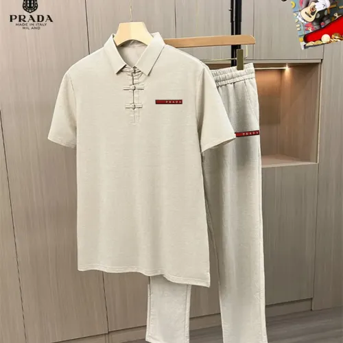 Cheap Prada Tracksuits Short Sleeved For Men #1465142, $$80.00 USD On Prada Tracksuits