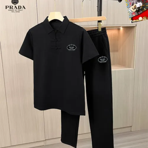 Cheap Prada Tracksuits Short Sleeved For Men #1465162, $$80.00 USD On Prada Tracksuits
