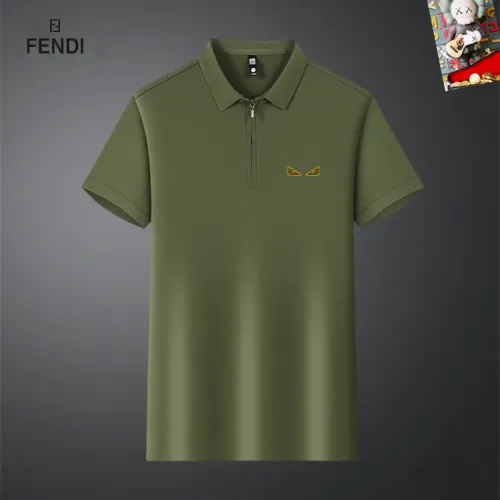 Cheap Fendi T-Shirts Short Sleeved For Men #1465601, $$34.00 USD On Fendi T-Shirts