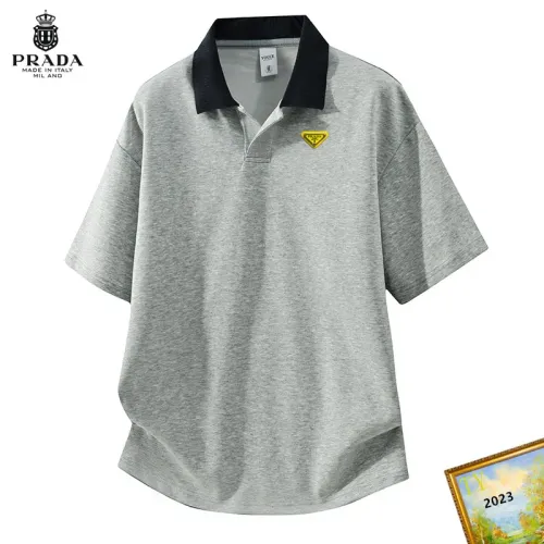 Cheap Prada T-Shirts Short Sleeved For Men #1465672, $$38.00 USD On Prada T-Shirts