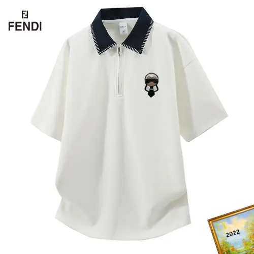 Cheap Fendi T-Shirts Short Sleeved For Men #1465716, $$38.00 USD On Fendi T-Shirts