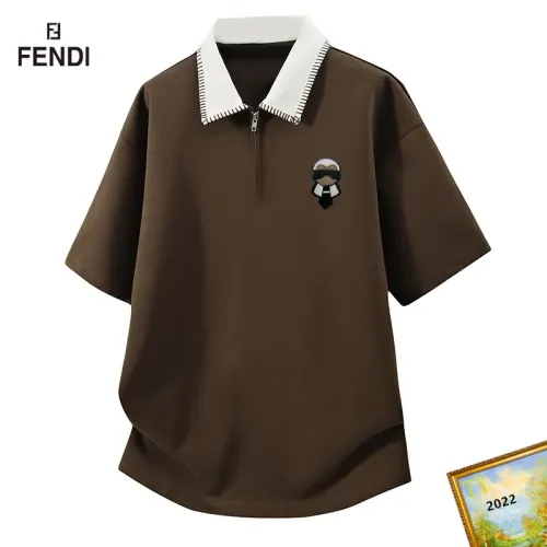 Cheap Fendi T-Shirts Short Sleeved For Men #1465718, $$38.00 USD On Fendi T-Shirts