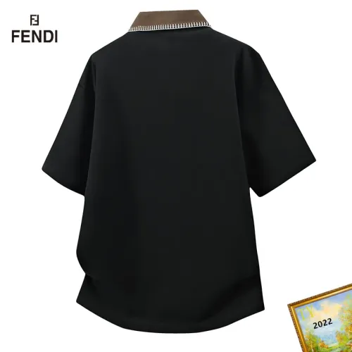 Replica Fendi T-Shirts Short Sleeved For Men #1465719 $38.00 USD for Wholesale
