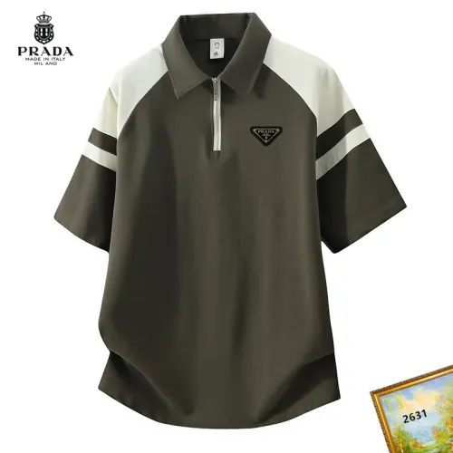 Cheap Prada T-Shirts Short Sleeved For Men #1465762, $$38.00 USD On Prada T-Shirts