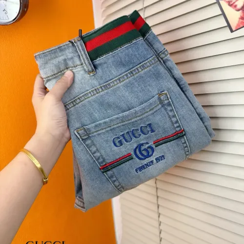 Replica Gucci Jeans For Men #1465893 $40.00 USD for Wholesale