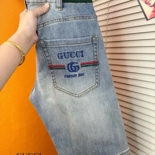 Replica Gucci Jeans For Men #1465893 $40.00 USD for Wholesale