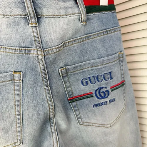 Replica Gucci Jeans For Men #1465893 $40.00 USD for Wholesale