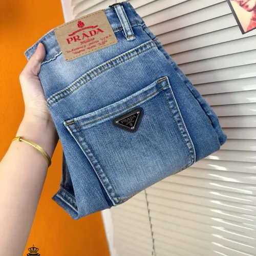 Replica Prada Jeans For Men #1465902 $40.00 USD for Wholesale