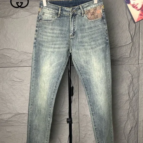 Replica Gucci Jeans For Men #1465915 $42.00 USD for Wholesale