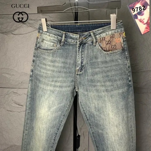 Replica Gucci Jeans For Men #1465915 $42.00 USD for Wholesale