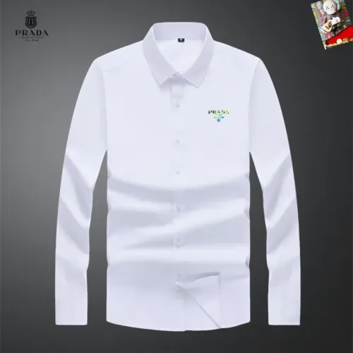 Cheap Prada Shirts Long Sleeved For Men #1465957, $$40.00 USD On Prada Shirts