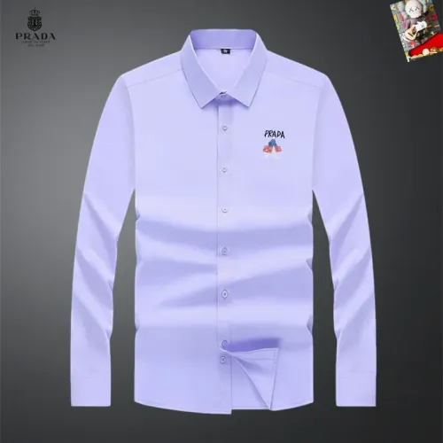 Cheap Prada Shirts Long Sleeved For Men #1465964, $$40.00 USD On Prada Shirts