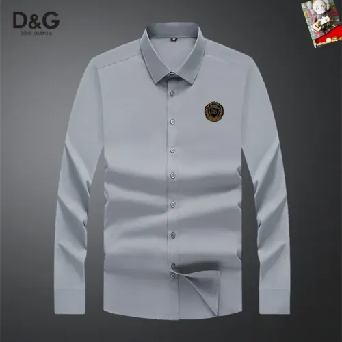 Cheap Dolce &amp; Gabbana D&amp;G Shirts Long Sleeved For Men #1466001, $$40.00 USD On Dolce &amp; Gabbana D&amp;G Shirts