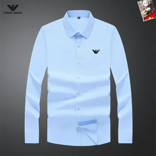 Cheap Armani Shirts Long Sleeved For Men #1466035, $$40.00 USD On Armani Shirts