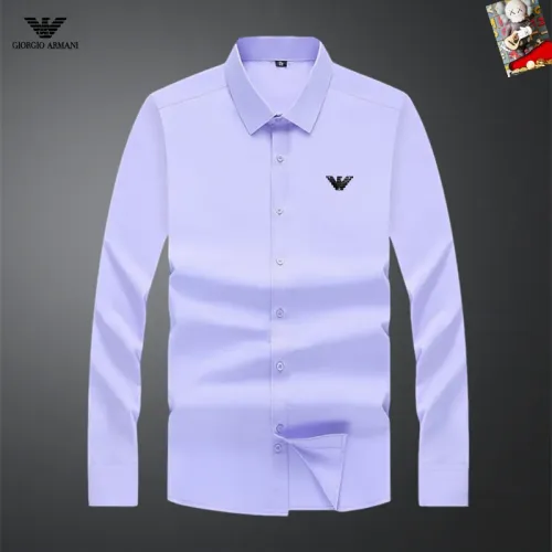 Cheap Armani Shirts Long Sleeved For Men #1466036, $$40.00 USD On Armani Shirts