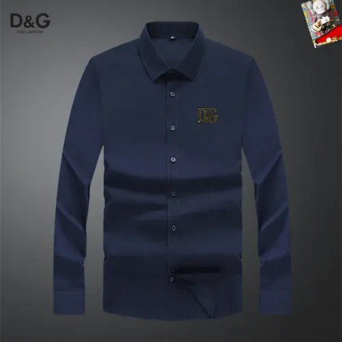 Cheap Dolce &amp; Gabbana D&amp;G Shirts Long Sleeved For Men #1466074, $$40.00 USD On Dolce &amp; Gabbana D&amp;G Shirts