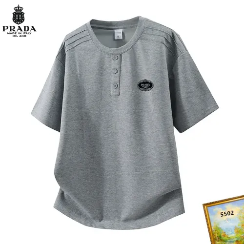 Cheap Prada T-Shirts Short Sleeved For Men #1466150, $$38.00 USD On Prada T-Shirts