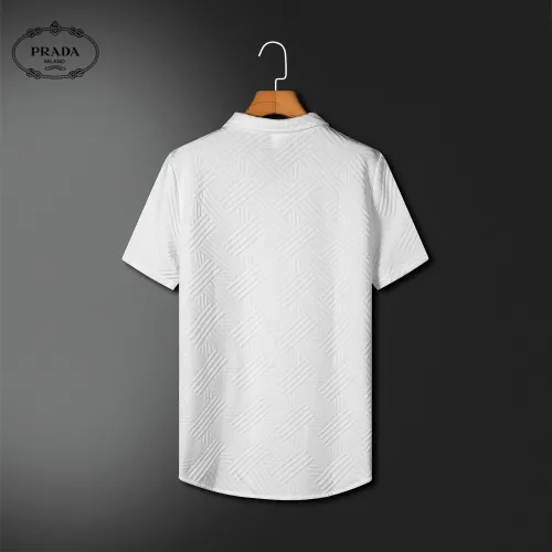 Replica Prada Tracksuits Short Sleeved For Men #1466183 $60.00 USD for Wholesale