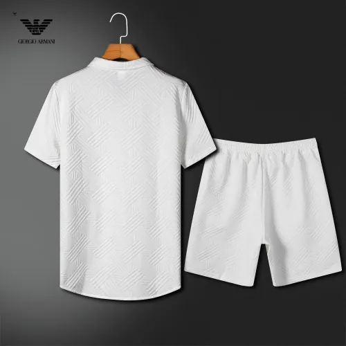 Replica Armani Tracksuits Short Sleeved For Men #1466198 $60.00 USD for Wholesale